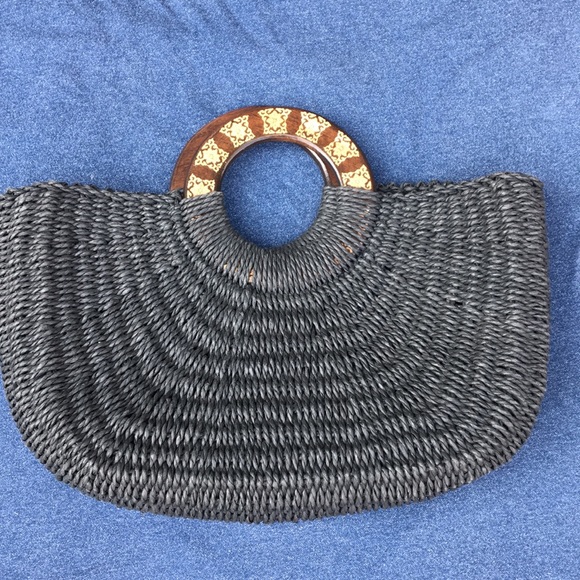 Coldwater Creek Handbags - Coldwater Creek Straw Purse
